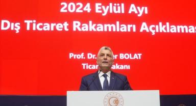Ticaret Bakanı Bolat, eylül ayı ihracat verilerini açıkladı: (2)
