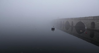 Edirne'de yoğun sis etkili oldu