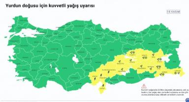 Yurdun doğusunda kuvvetli yağış bekleniyor
