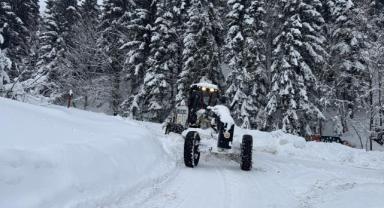 Artvin'de 47 köy yolunu ulaşıma açma çalışmaları sürüyor