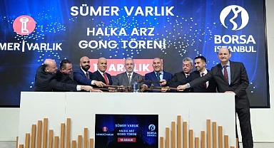 Borsa İstanbul'da gong Sümer Varlık Yönetim için çaldı