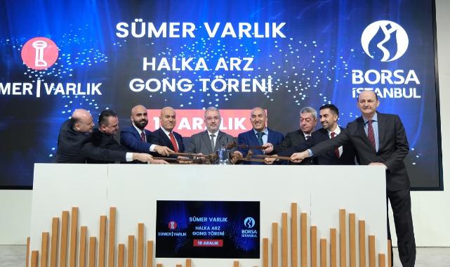 Borsa İstanbul'da gong Sümer Varlık Yönetim için çaldı