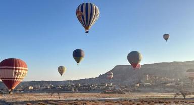 Kapadokya'da balonlar bir hafta sonra gökyüzünde