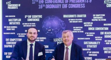 THF Başkanı Mesut Çebi, EHF Başkanlar Kongresi ve Olağan Genel Kurulu'na katıldı