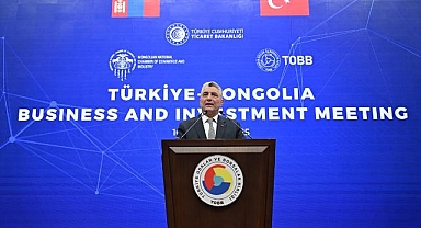 Bakan Bolat, Türkiye-Moğolistan İş ve Yatırım Toplantısı'nda konuştu:
