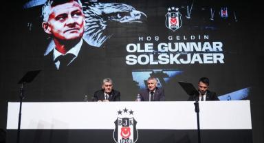 Beşiktaş, yeni teknik direktörü Ole Gunnar Solskjaer için imza töreni düzenledi