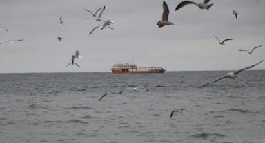 Tekirdağ'da deniz ulaşımına poyraz engeli