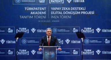 TÜRKPATENT Akademi Tanıtımı ve Yapay Zeka Destekli Dijital Dönüşüm Projesi İmza Töreni yapıldı