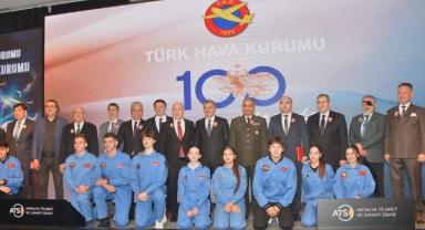 Antalya'da Türk Hava Kurumunun 100. yılı kutlandı