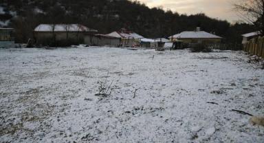 Edirne'nin yüksek kesimlerinde kar etkili oluyor