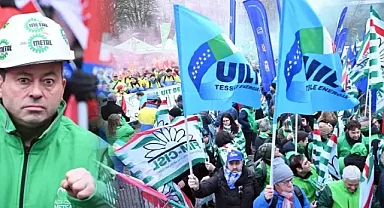 Brüksel'de Metal İşçilerinden Protesto