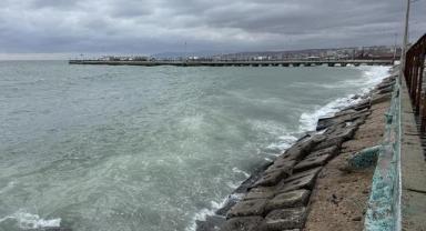 Tekirdağ'da deniz ulaşımına poyraz engeli