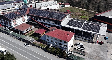 Çay fabrikasının enerji maliyetinin dörtte biri güneş enerjisinden sağlanıyor