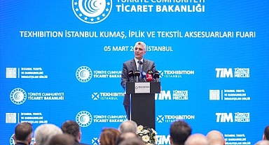 Ticaret Bakanı Bolat, Texhibition İstanbul'un açılışında konuştu: