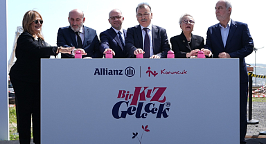 Allianz Türkiye desteğiyle kız çocukları için inşa edilecek yurdun temeli atıldı