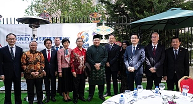 ASEAN ülkeleri, Malezya'nın Ankara Büyükelçiliğinde bir araya geldi