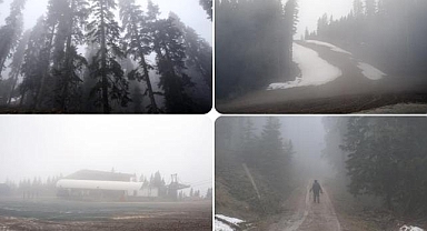 Ilgaz Dağı'nda sis etkili oldu