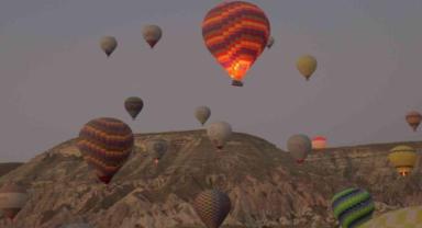 Kapadokya'yı son 10 yılda 5 milyona yakın turist kuş bakışı seyretti