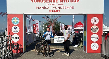 Milli sporcu Ekin Ereke Uluslararası Yunus Emre MTB yarışında ikinci oldu