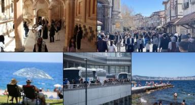 Yerli turistler geçen yıl seyahate 419,3 milyar lira harcadı