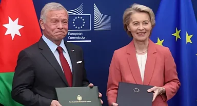 AB Komisyonu Başkanı von der Leyen ve Ürdün Kralı Abdullah, Gazze'yi görüştü