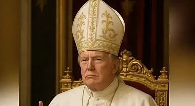 ABD Başkanı Trump'ın resmi hesabından kendisini Papa olarak gösteren fotoğraf paylaşıldı