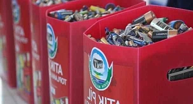 Bilecik'te 5 ayda 2 ton 543 kilogram atık pil toplandı