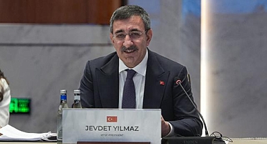 Cumhurbaşkanı Yardımcısı Yılmaz, Türkiye-Özbekistan İş Forumu'nda konuştu: