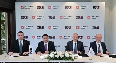 TSKB ve Alarko Tarım 80 milyon avroluk kredi sözleşmesi imzaladı