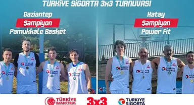 Türkiye Sigorta 3x3 Basketbol Turnuvaları, Gaziantep'te devam ediyor
