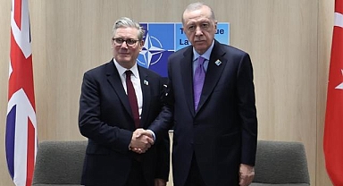 Cumhurbaşkanı Erdoğan, İngiltere Başbakanı Starmer ile bir araya geldi