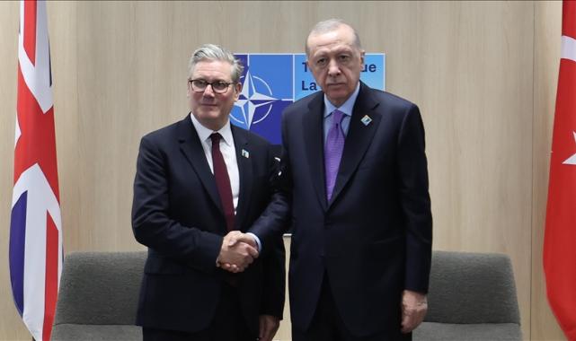 Cumhurbaşkanı Erdoğan, İngiltere Başbakanı Starmer ile bir araya geldi
