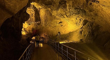 Gökgöl Mağarası bayram tatilinde yaklaşık 4 bin kişiyi ağırladı