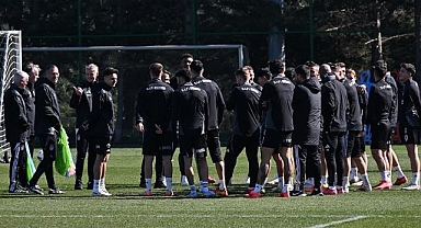 Beşiktaş günü çift idmanla tamamladı