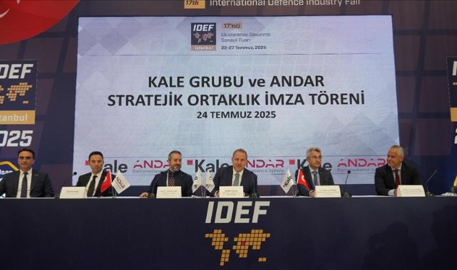 Kale Grubu ile ANDAR, IDEF 2025'te stratejik ortaklık anlaşması imzaladı