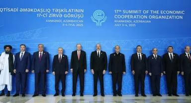 KKTC Cumhurbaşkanı Tatar, Ekonomik İşbirliği Teşkilatı 17. Zirvesi'nde konuştu: