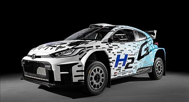 Toyota'nın hidrojenli aracı GR Yaris Rally2 H2, Finlandiya Rallisi'nde piste çıkacak