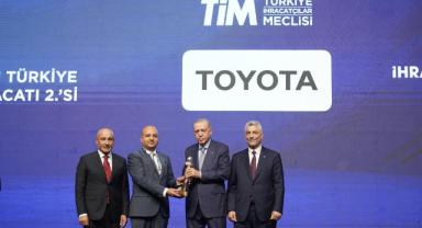 Toyota Otomotiv Sanayi Türkiye, Türkiye’nin en çok ihracat yapan 2’inci şirketi oldu