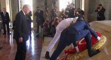 30 Ağustos Zaferi'nin 103. yıl dönümü: Cumhurbaşkanı Erdoğan ve devlet erkanı Anıtkabir'de