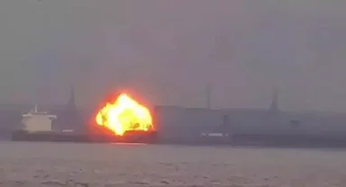 ABD'de kömür taşıyan kargo gemisinde patlama meydana geldi