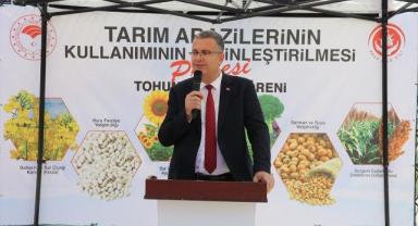 Bafra Ovası'nda üreticilere 347 bin 904 sebze fidesi dağıtıldı