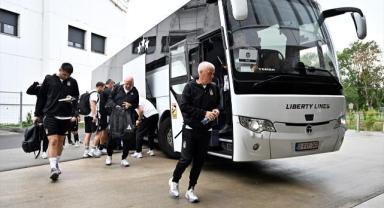 Beşiktaş, Lausanne maçı için İsviçre'ye geldi