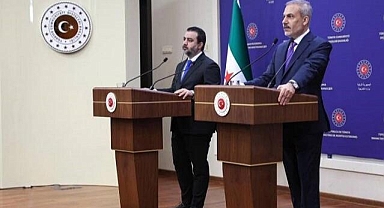 Dışişleri Bakanı Fidan, Suriyeli mevkidaşı Şeybani ile ortak basın toplantısında konuştu