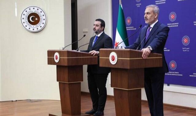 Dışişleri Bakanı Fidan, Suriyeli mevkidaşı Şeybani ile ortak basın toplantısında konuştu