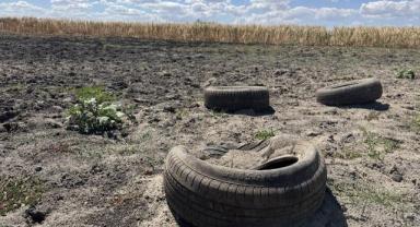 Edirne'deki Yağcılı Göleti kuraklık nedeniyle kurudu