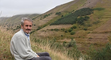 Gümüşhane'deki köyünü 40 yılda 50 bini aşkın fidanla buluşturdu