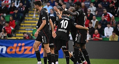 İrlanda'da farklı kazanan Beşiktaş, turun kapısını araladı