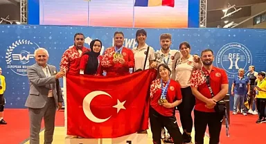 Milli halterciler, Yıldızlar ve 15 Yaş Altı Avrupa Şampiyonası'nı 62 madalyayla tamamladı