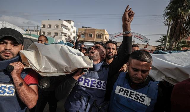 Mısır Gazeteciler Sendikası, Gazze'de 6 gazeteciyi kasten öldüren İsrail'in yargılanmasını istedi
