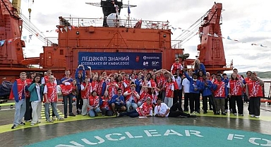Rosatom'un nükleer buzkıranla Kuzey Kutbu keşif gezisi Türkiye'den katılımla başladı